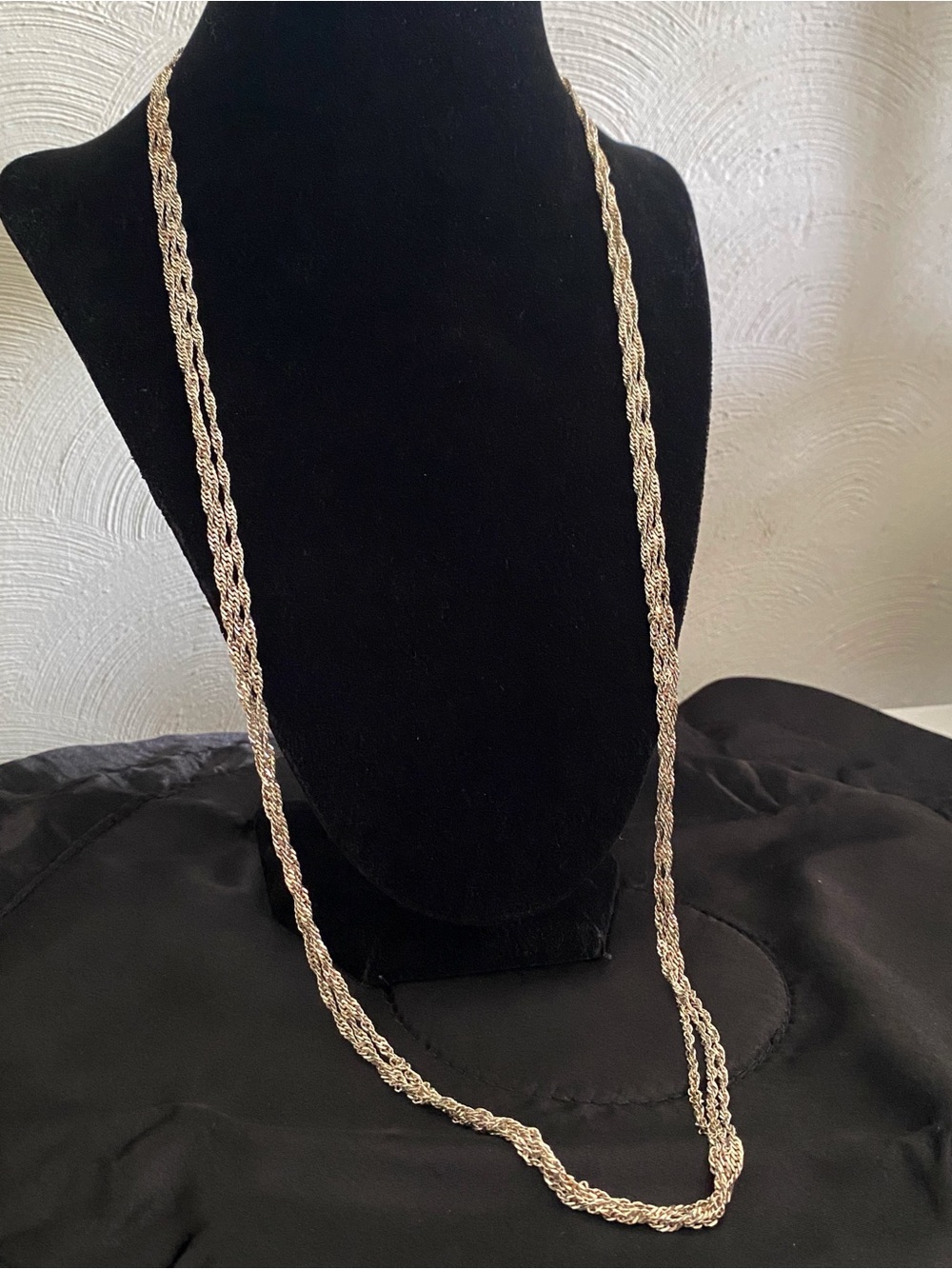 Gorgeous Vintage Milor 925 Italy sterling silver Multi-Strand twisted necklace